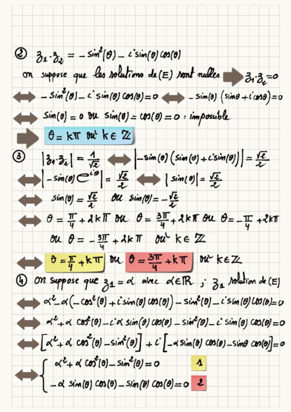 Support de révision en mathématiques pour 1er trimester Bac Math