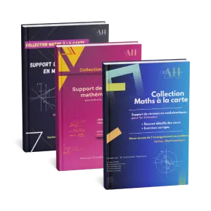 Offre spéciale Bac Math – Pack 3 livres de révision complète