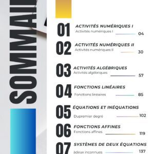 Support de Révision Algèbre 1ére Année – Image 3