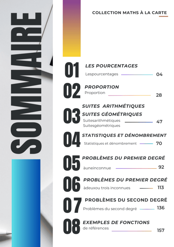 Support de Révision 2ème Année secondaire section Économie & services