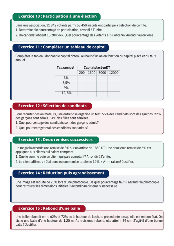Support de Révision 2ème Année secondaire section Économie & services
