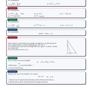 Support de Révision Analyse 2ème Année secondaire section Sciences / Technologie de l'informatique – Image 4