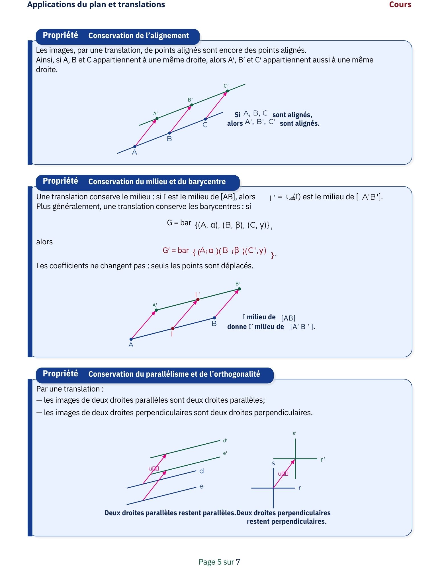 Support de Révision Géometrie 2ème Année secondaire section Sciences / Technologie de l'informatique – Image 4